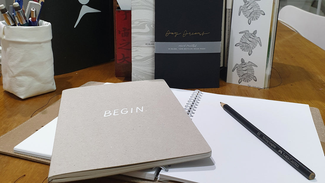 A blank notebook ready for your thoughts