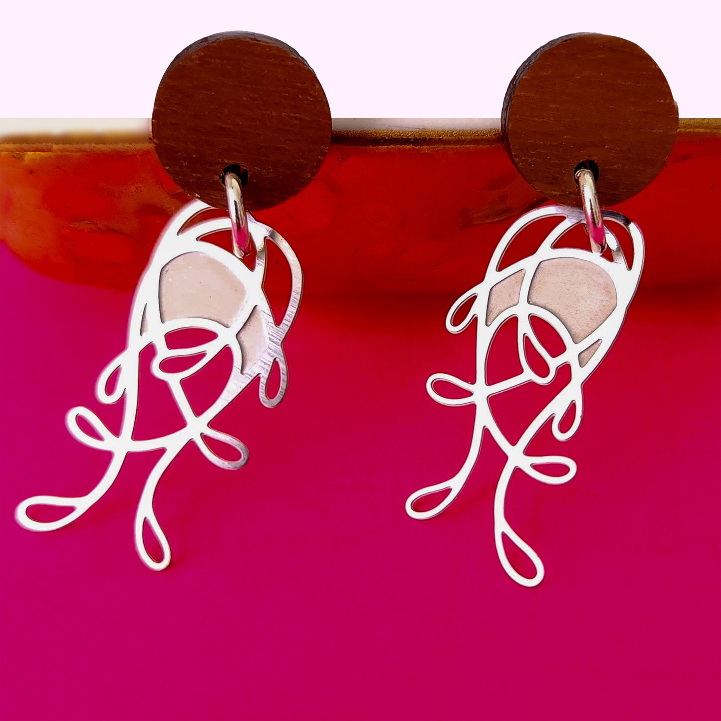 Joy earrings - beautiful and light to wear.