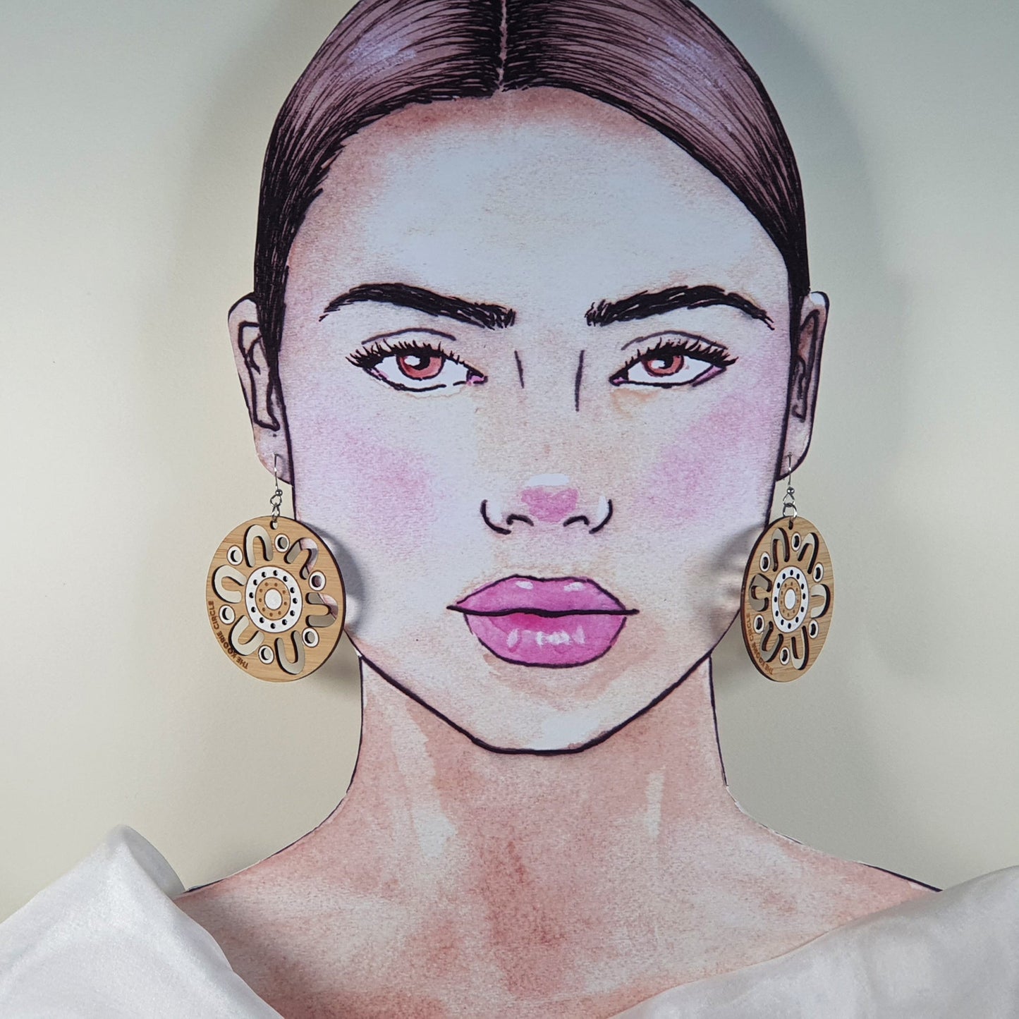 Rose Gold Meeting Places earrings