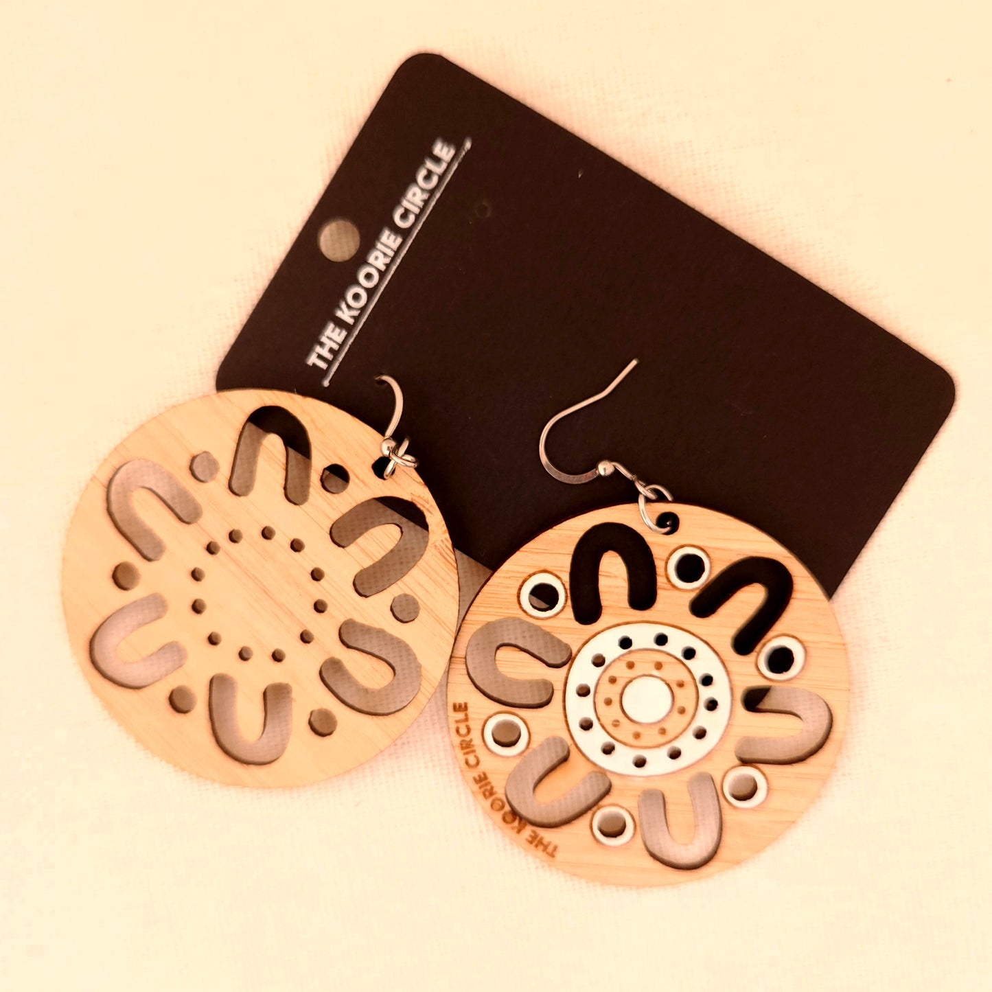 Meeting Places earrings from The Koorie Circle