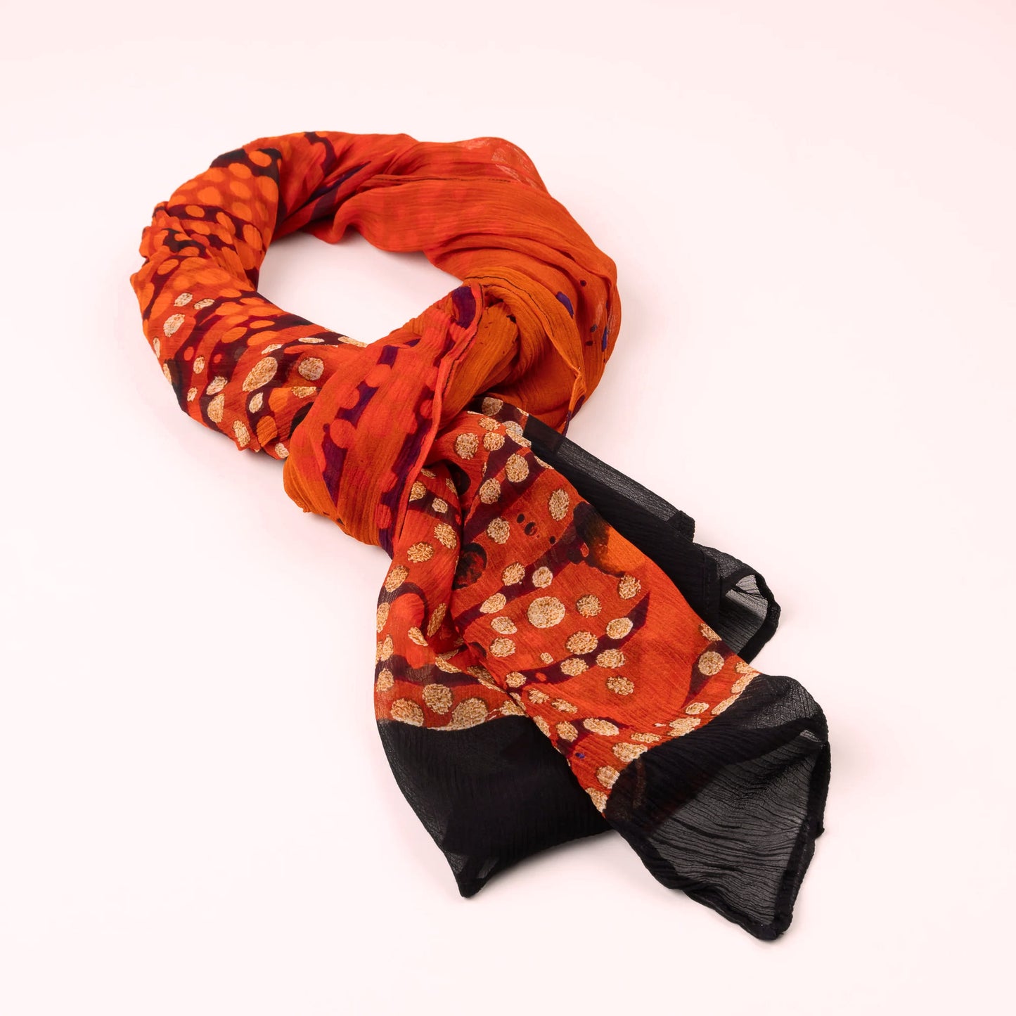 Overland Sigh silk chiffon scarf By Emma Kerslake