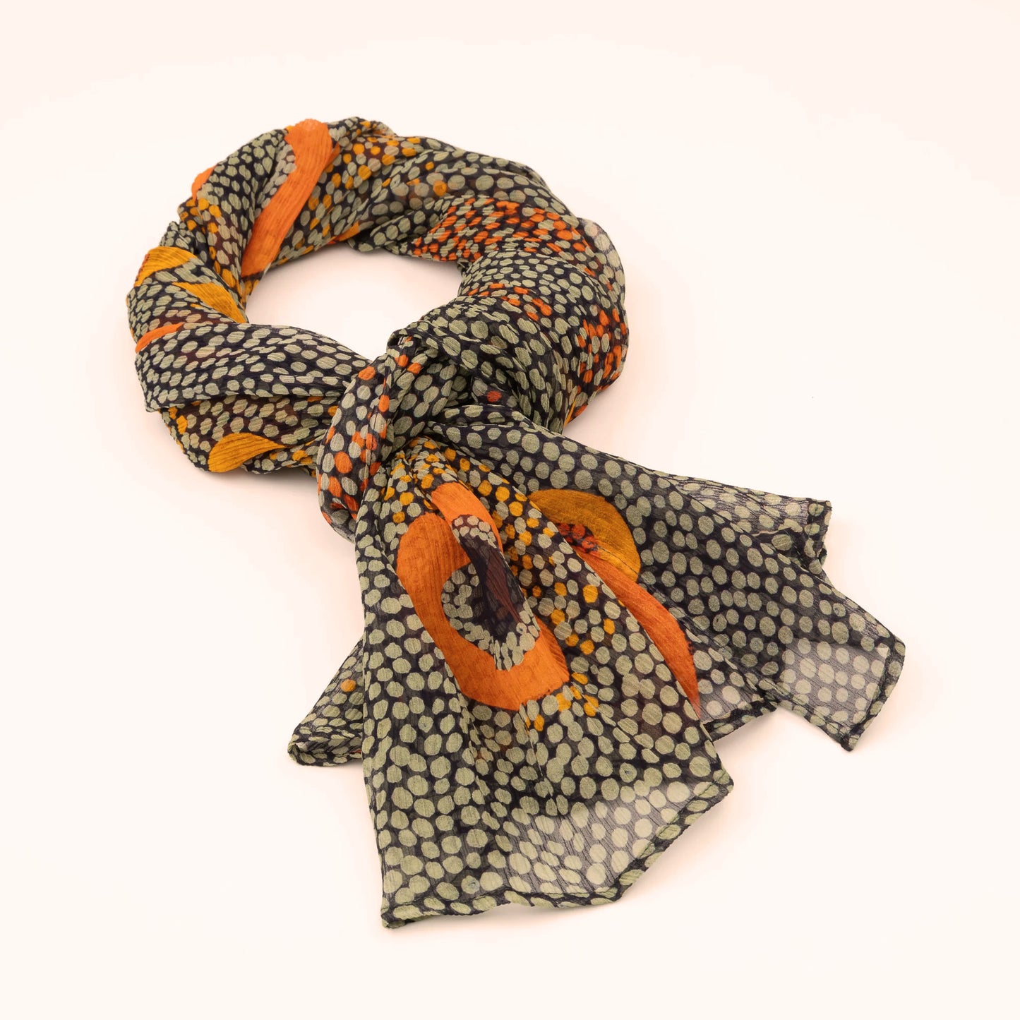 Dry Country silk chiffon scarf by Sheryl Hicks