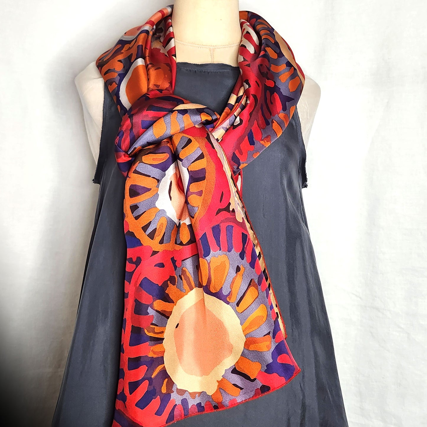 Murdie Nampijinpa Morris silk scarf