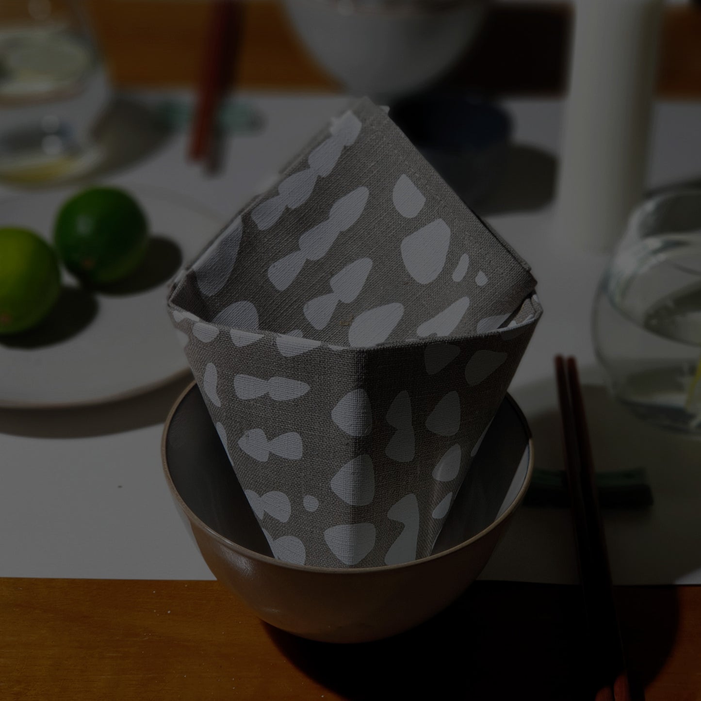 Wild Tide linen serviettes