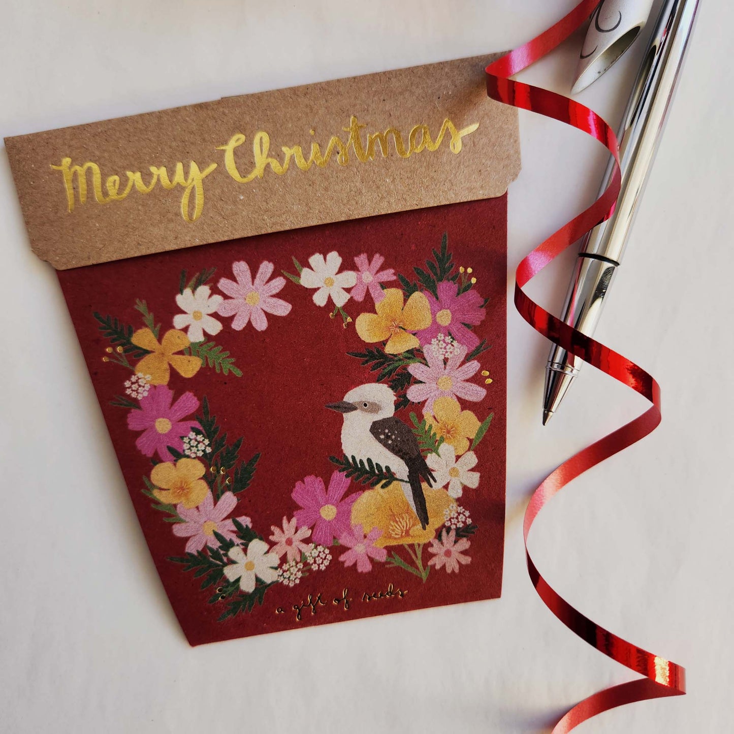 Ho ho grow with Merry Christmas seed cards