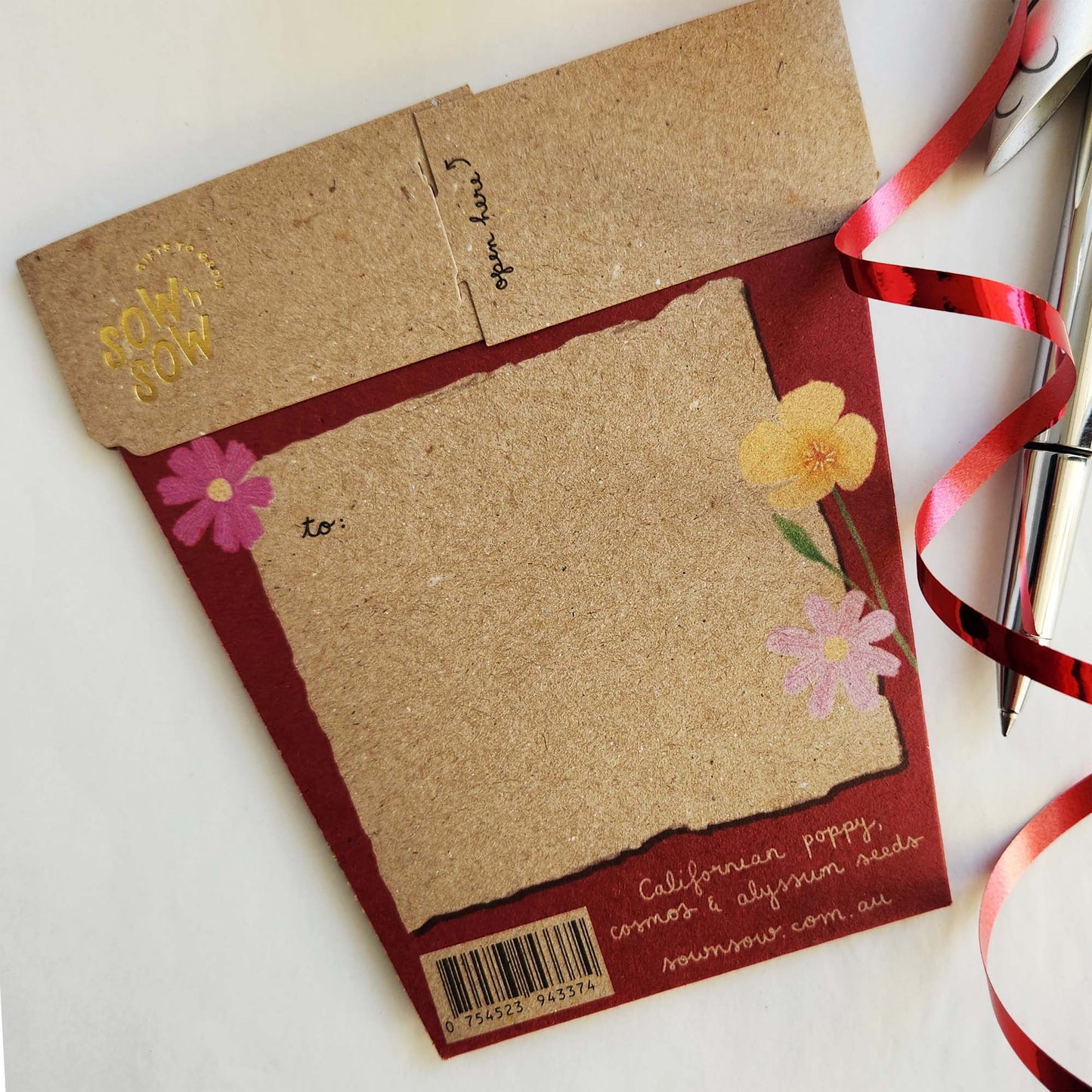 Ho ho grow with Merry Christmas seed cards