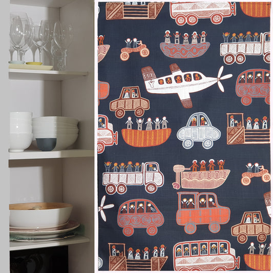 Off to the Footy tea towel