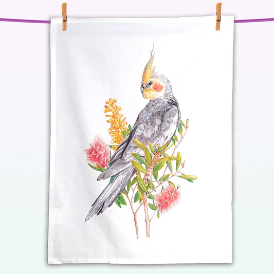 Best of the Birds Tea Towel | The Cockatiel