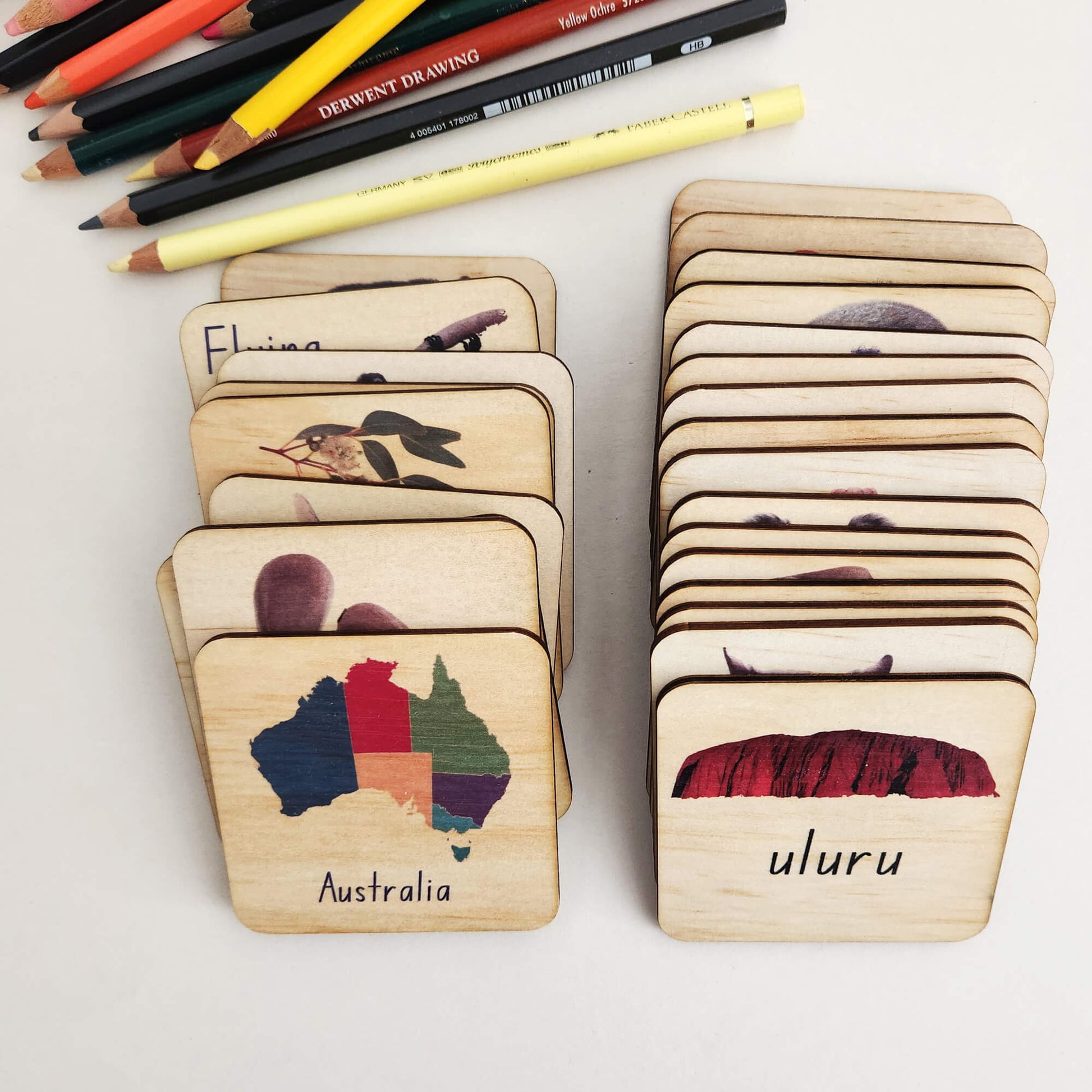 Alphabet tiles for Australian kids