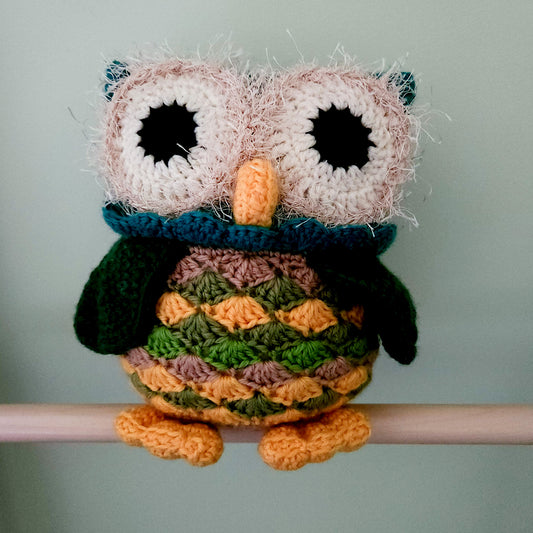 Cuddly Owl handmade creature