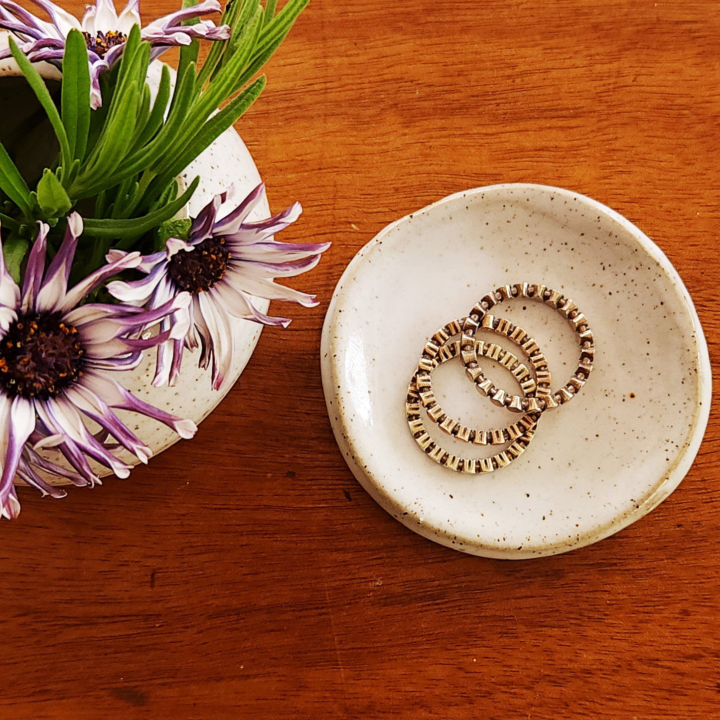 Handmade ceramic bud vase