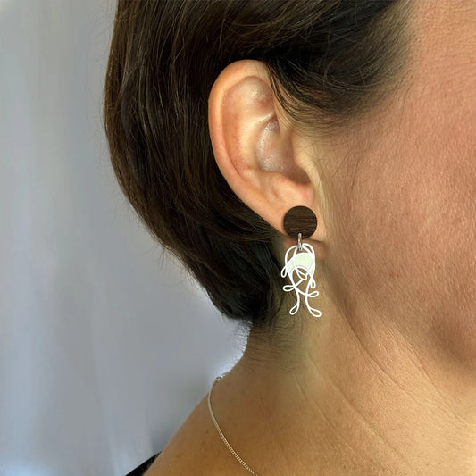 Joy earrings - beautiful and light to wear.