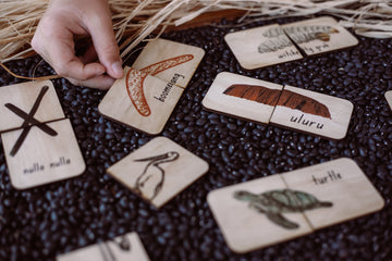 Matching game with Aboriginal images