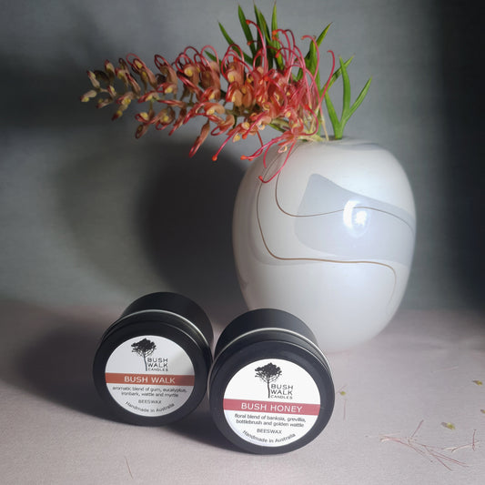 Australian Bush beeswax candles