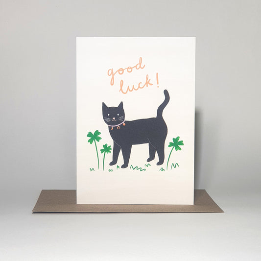 Good Luck greeting card
