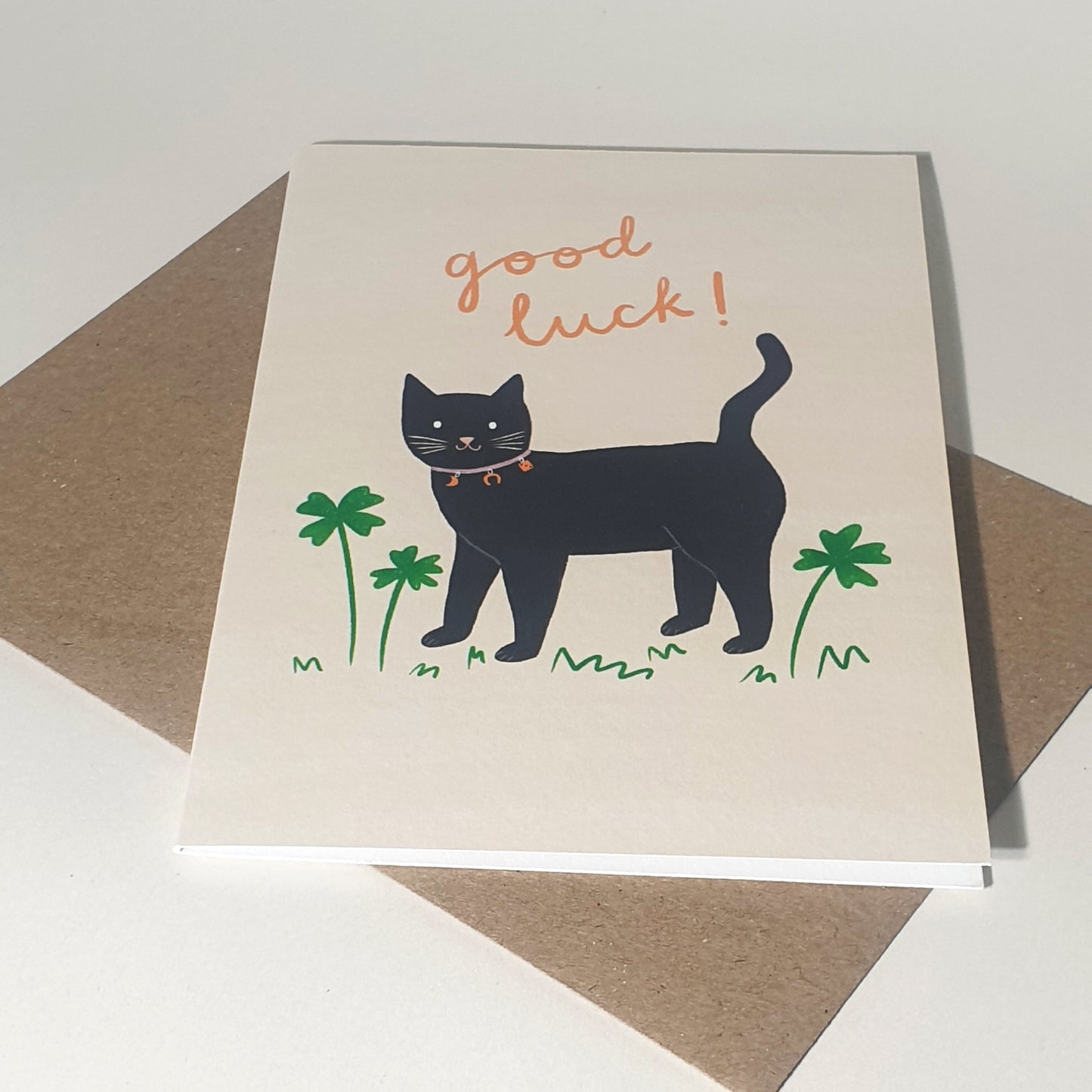 Good Luck greeting card