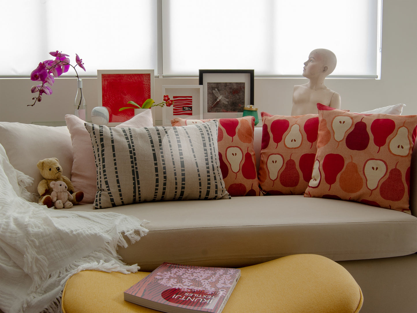 Rivers cushion cover by Me & Amber