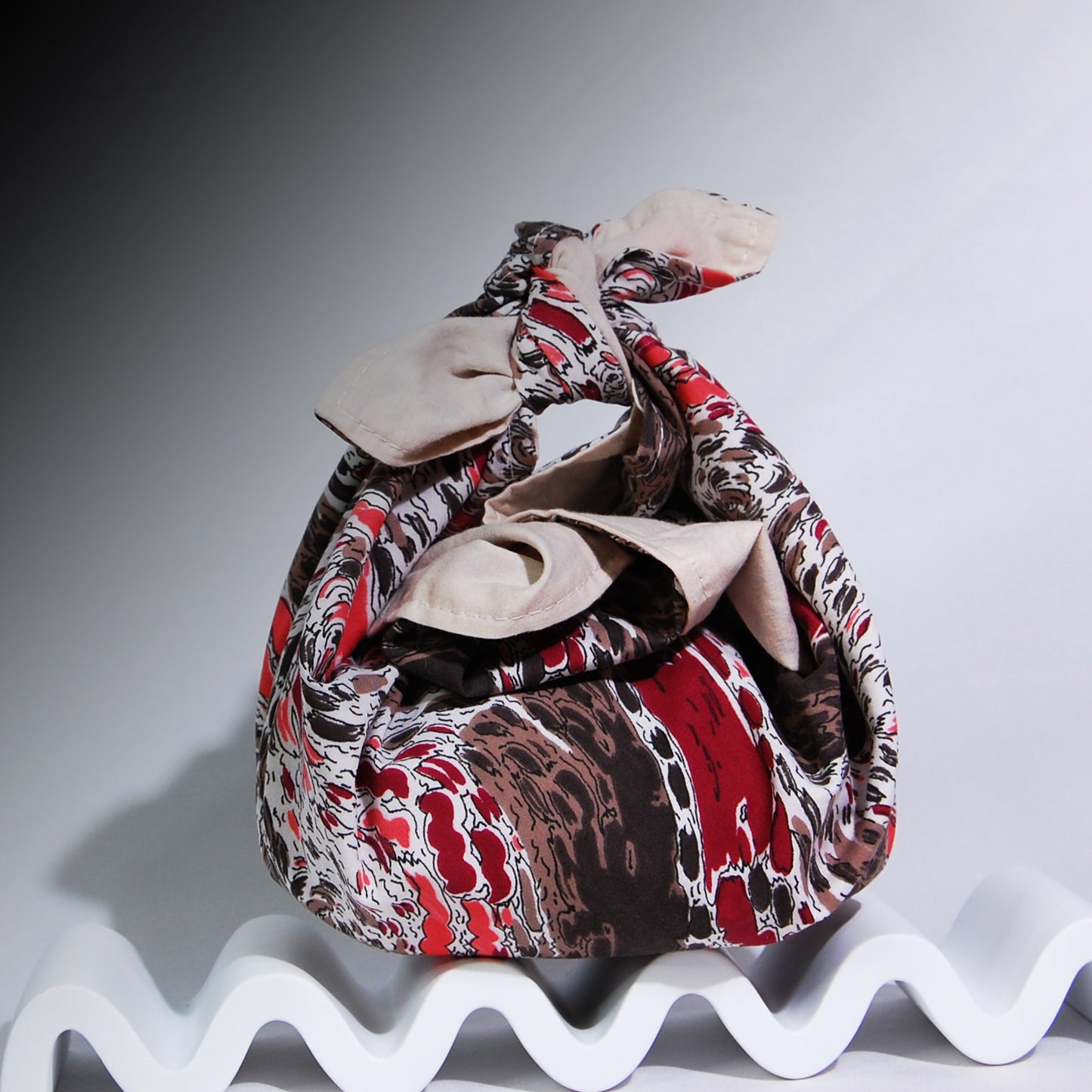 Furoshiki made with recycled material