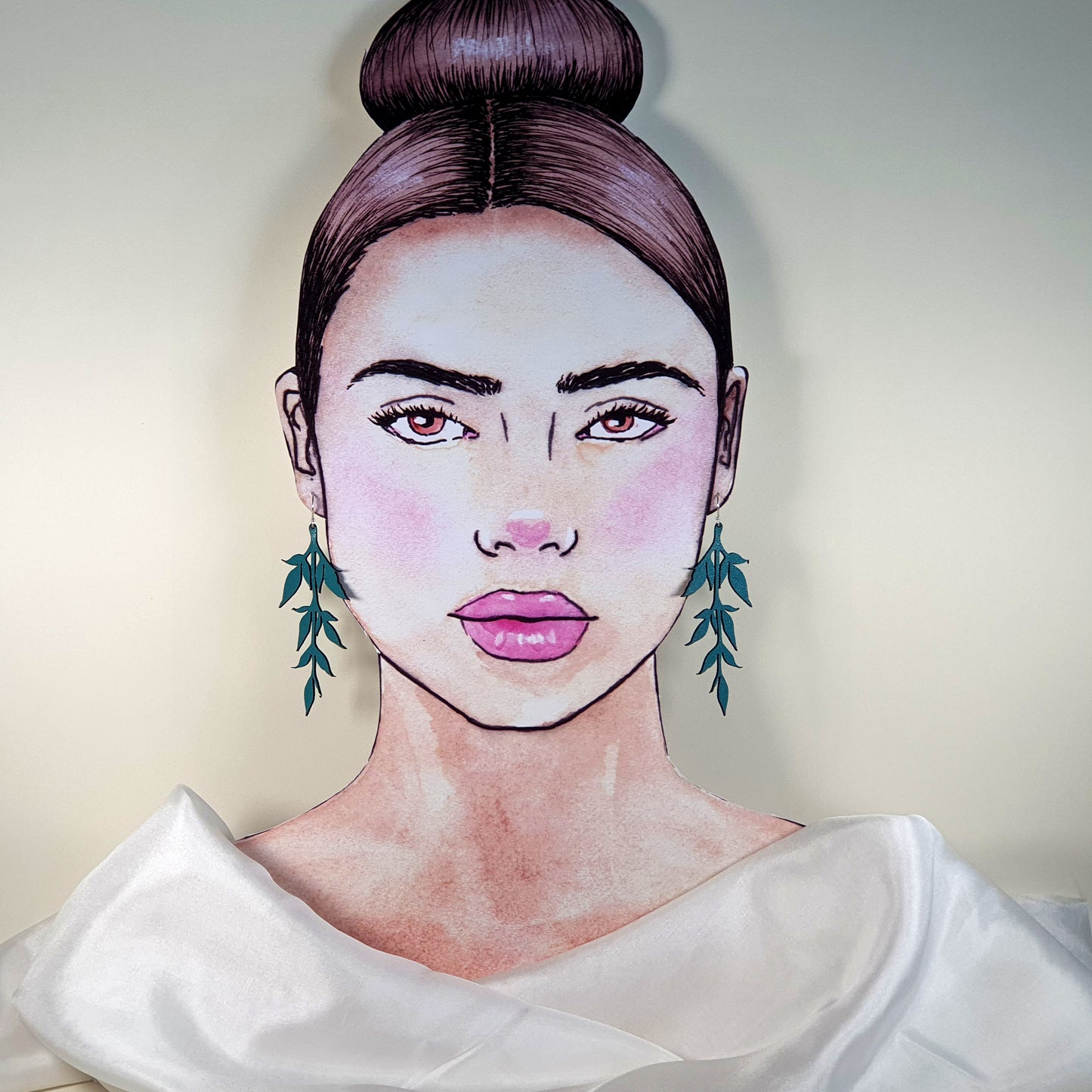 Leaf Vine earrings by Deccoangel