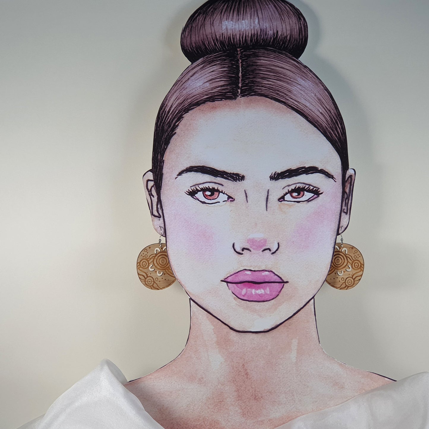 Bamboo Saltwater earrings by The Koorie Circle