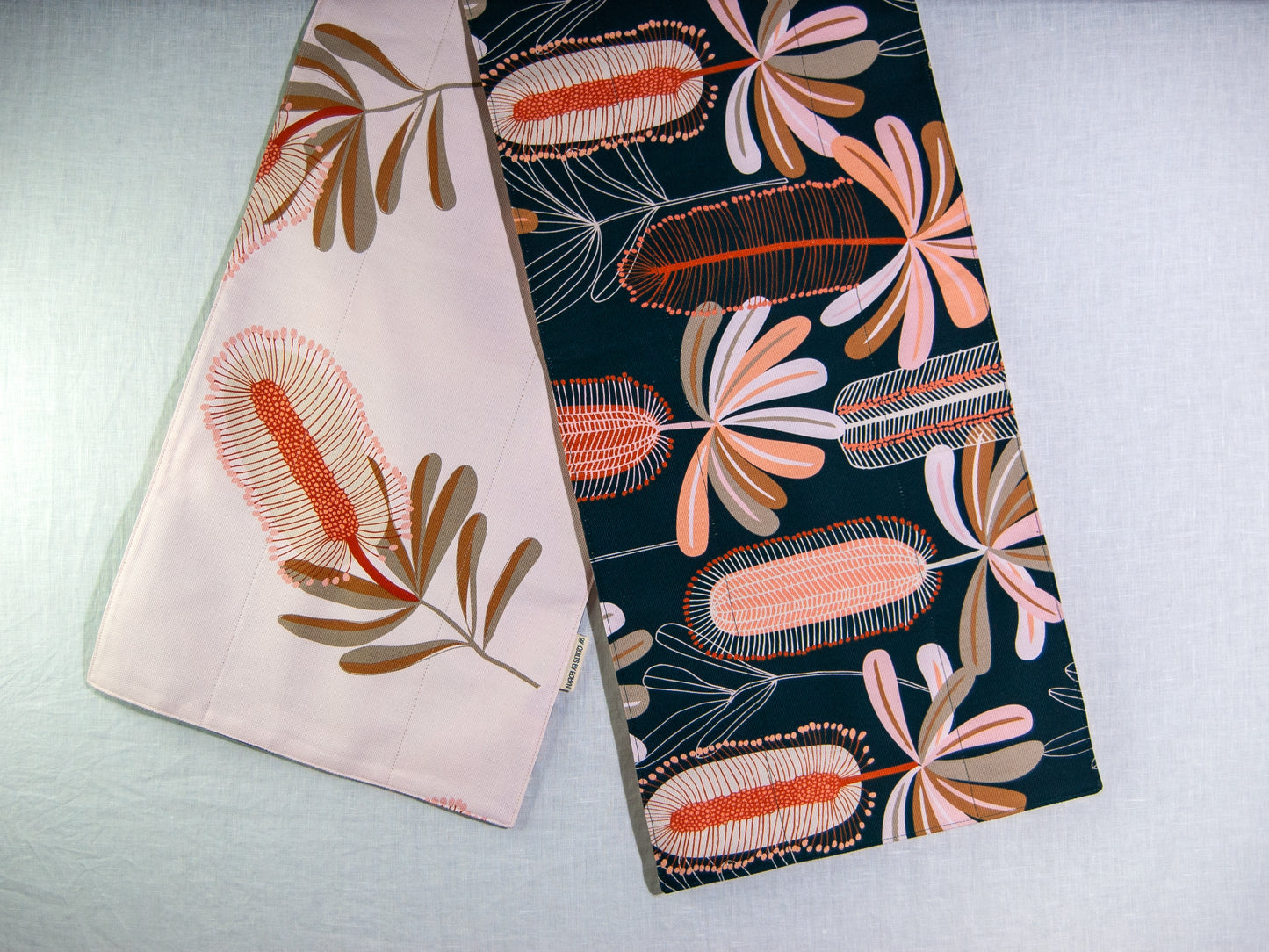 Bottlebrush and Banksia table runner