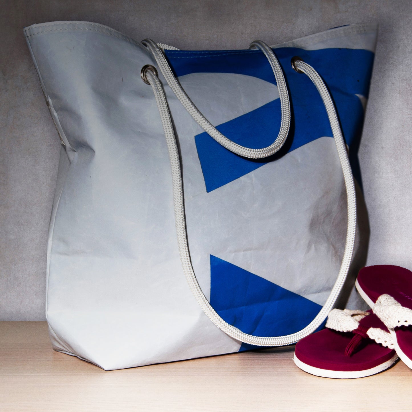 Sea Breeze repurposed sailcloth Tote
