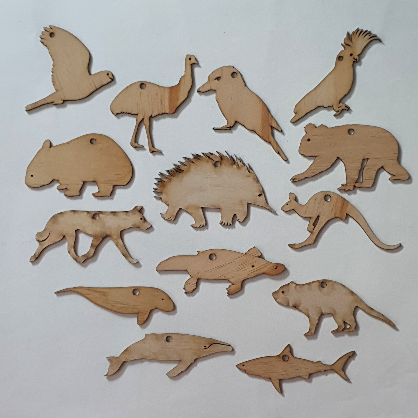 Creatures of Australia Christmas decorations