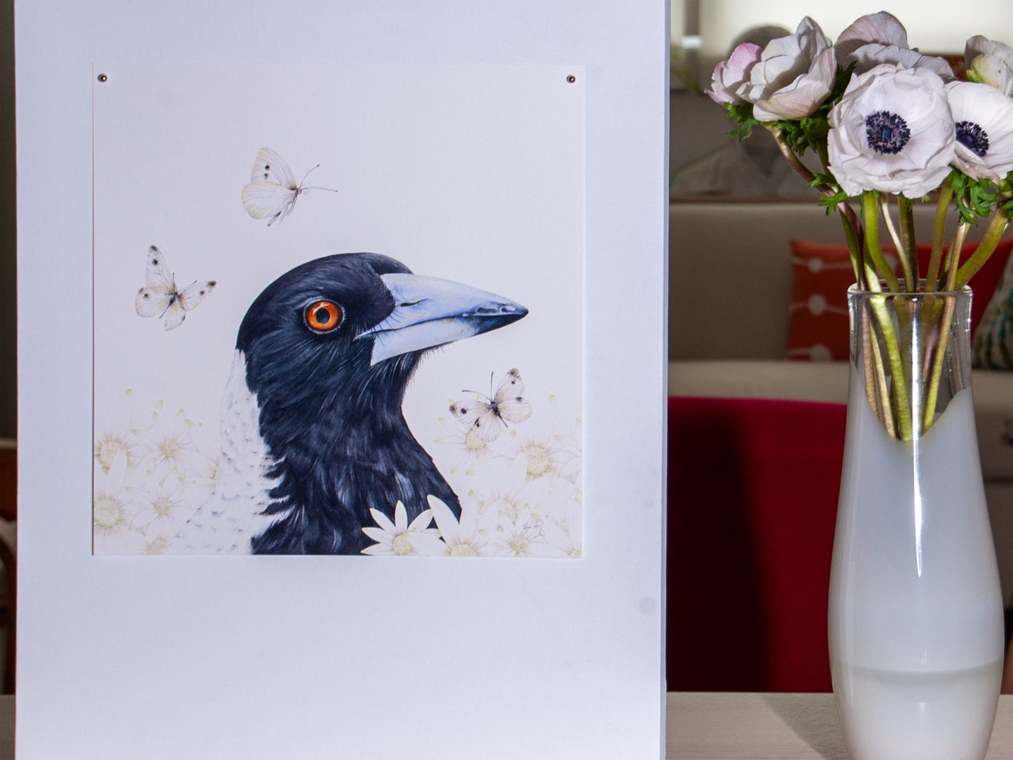 Murphy the Magpie art print