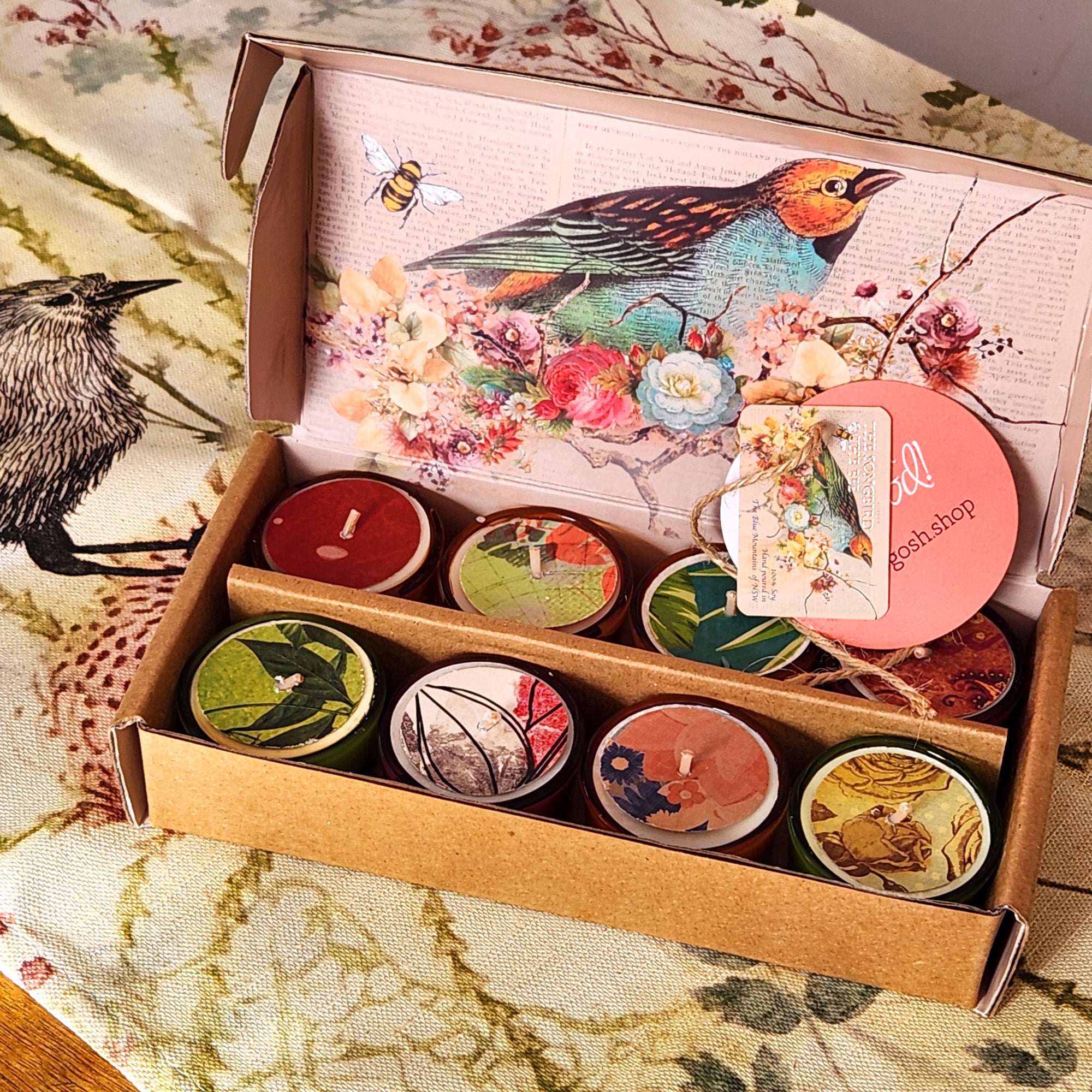 Gift boxed Australian candles