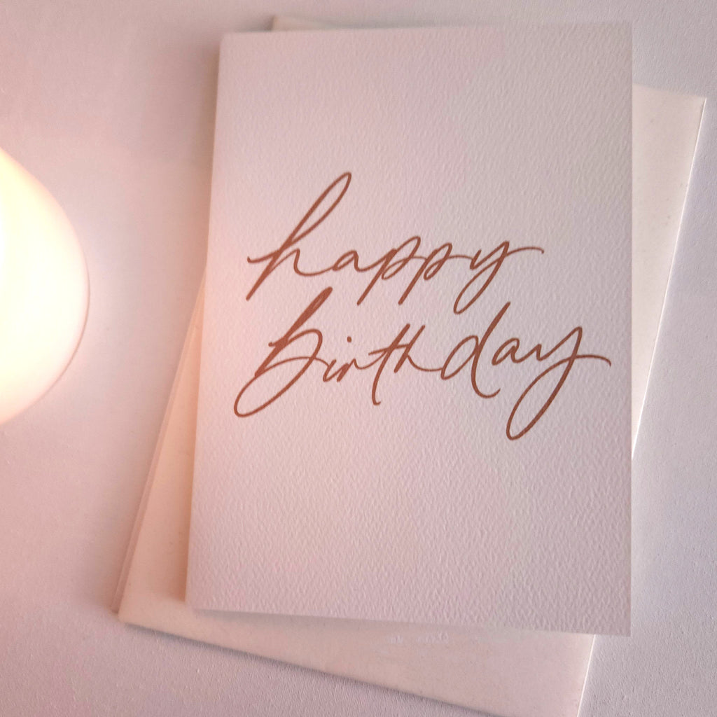 Happy Birthday wish greeting card
