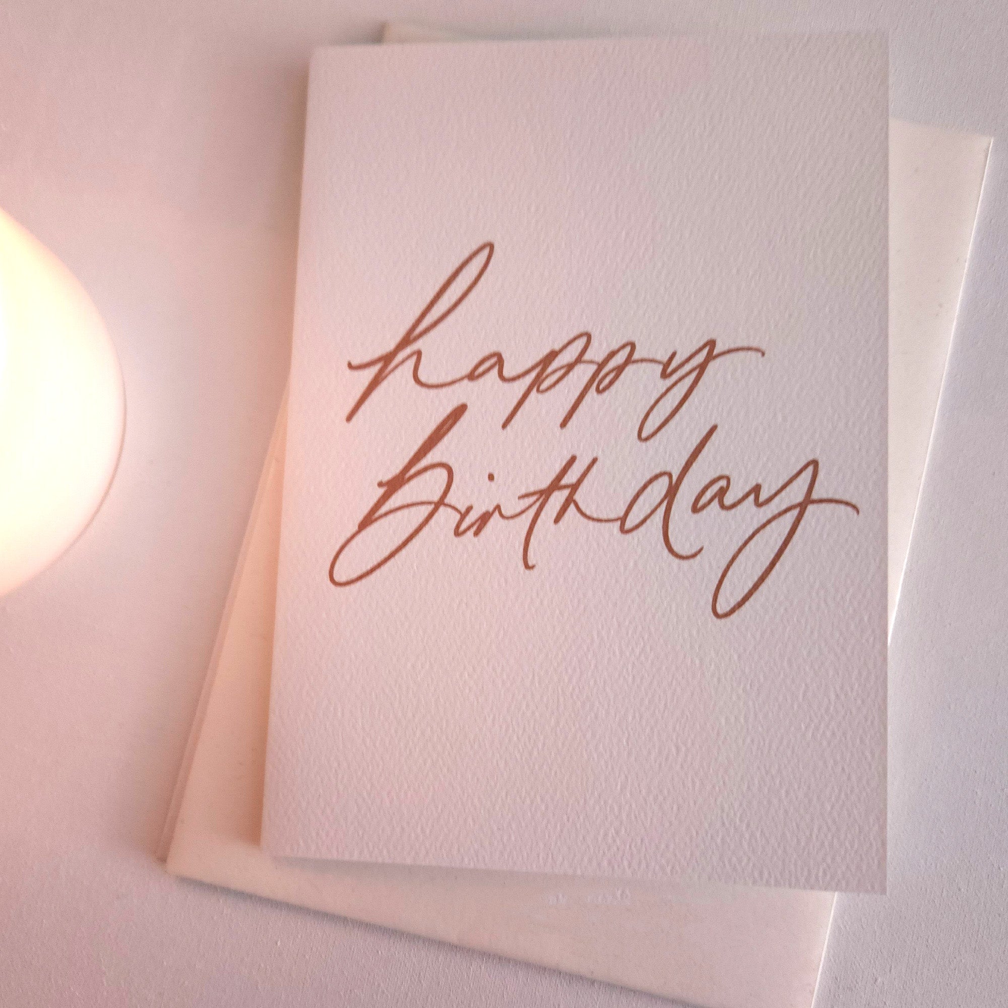 Happy Birthday wish greeting card