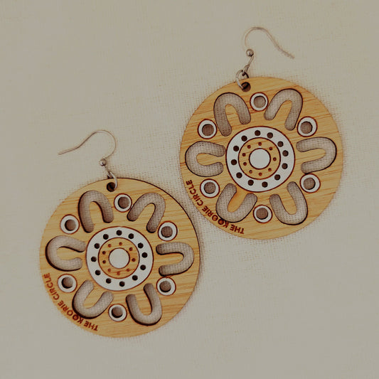 Meeting Places earrings from The Koorie Circle