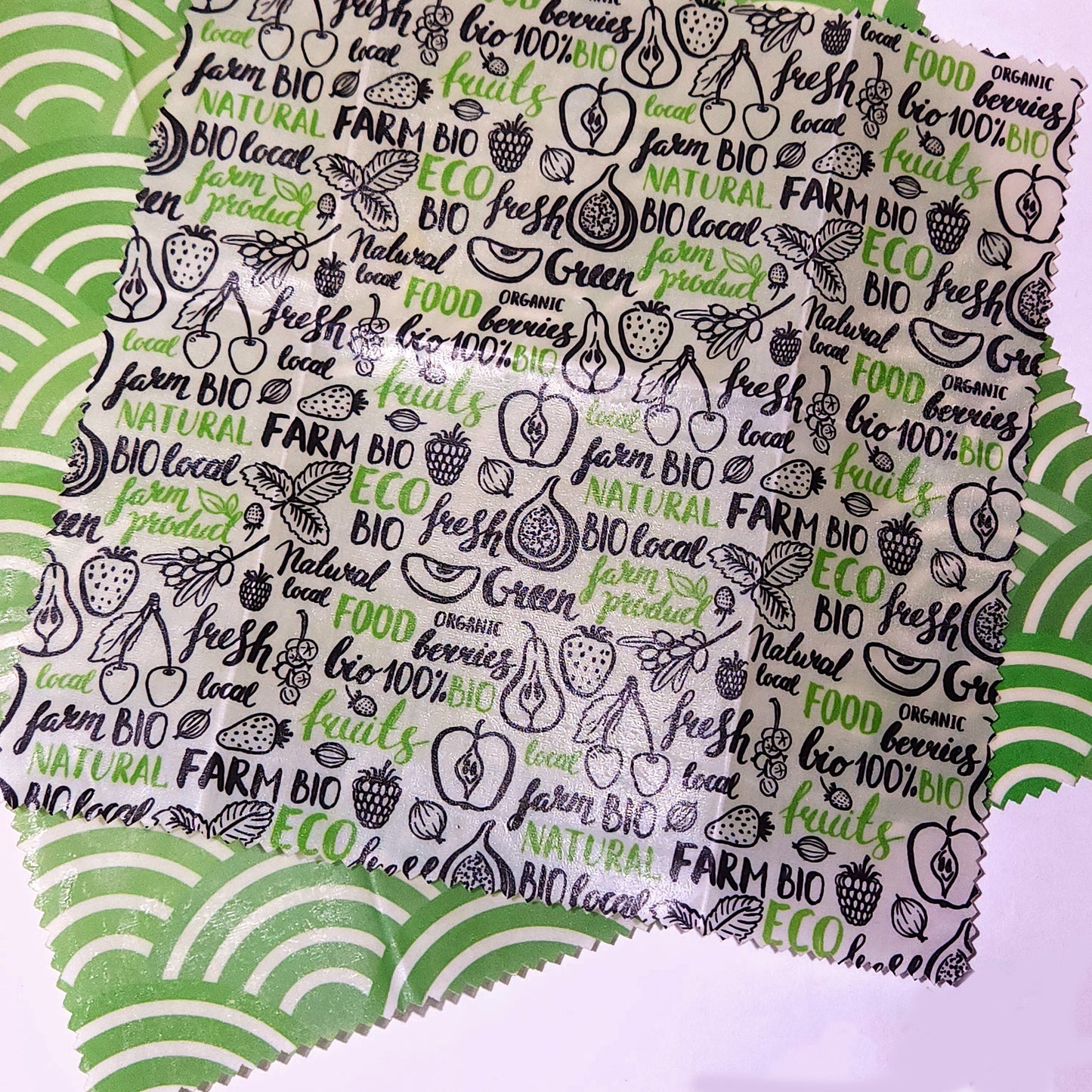 Vegan waxed food wraps starter kit