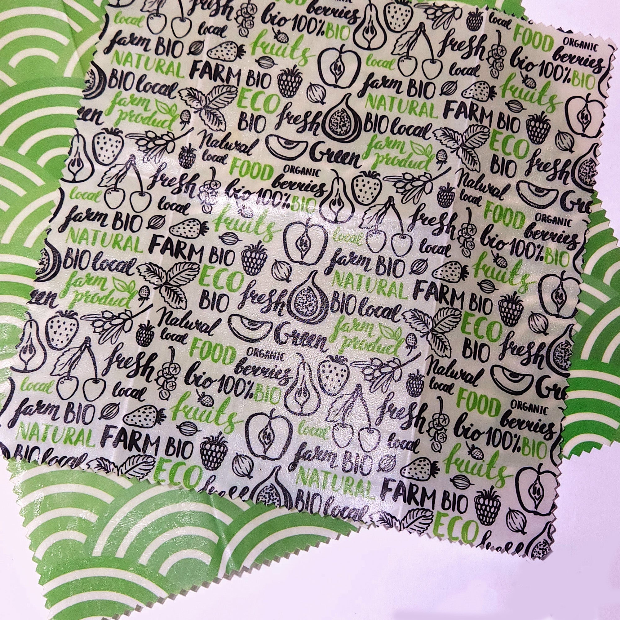 Vegan waxed food wraps starter kit