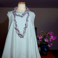 Chaotic necklace in warm grey at O Gosh Shop