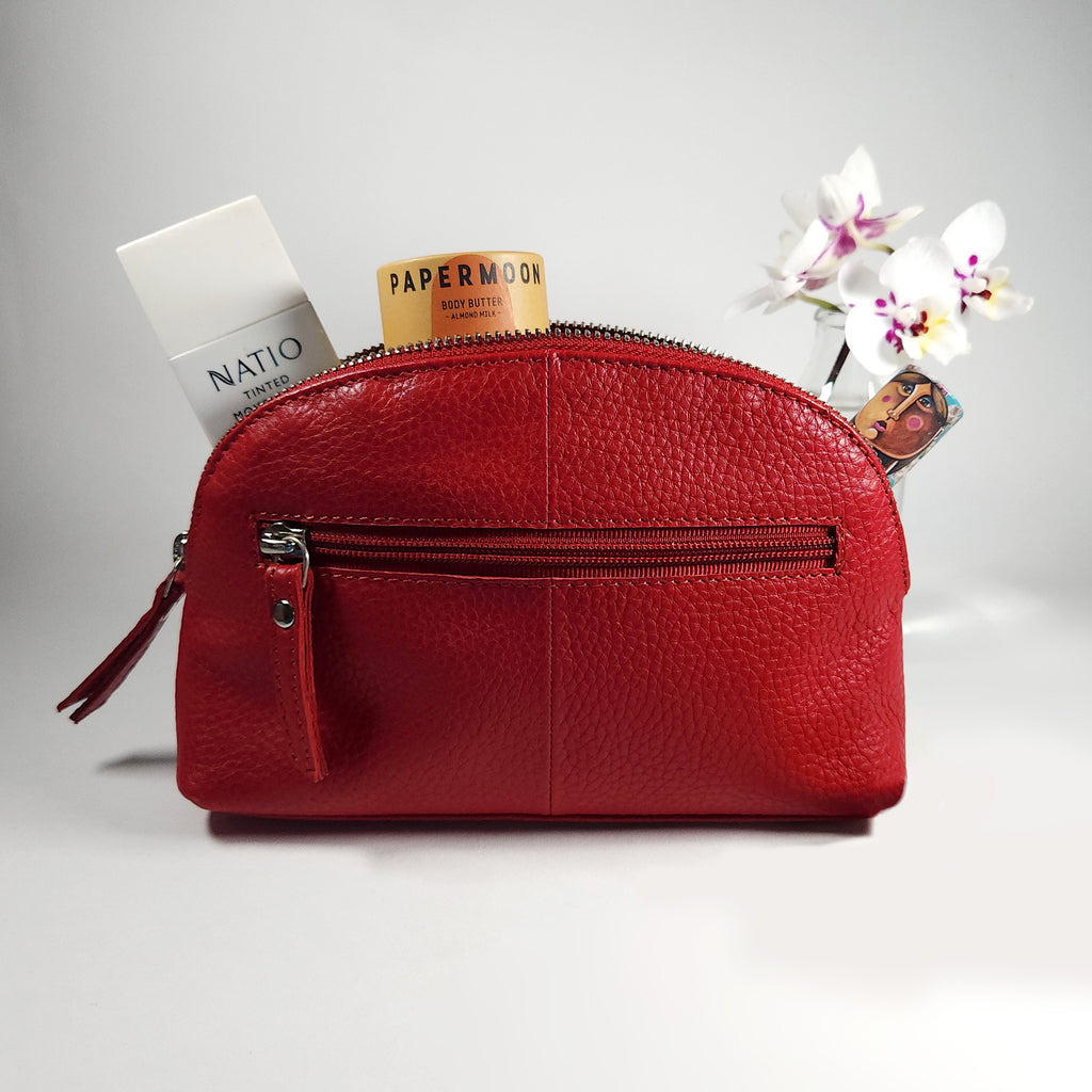 Handy pouch for cosmetics, cords, or clutter