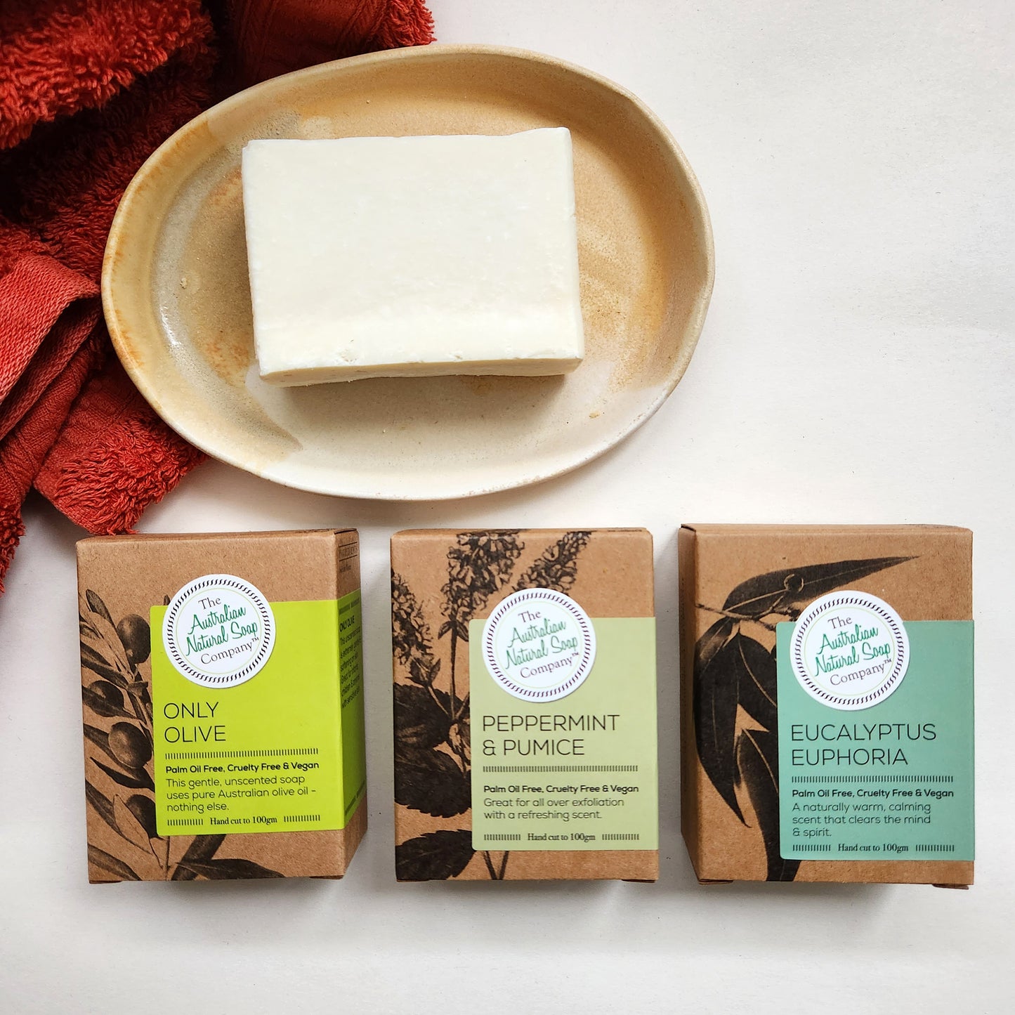 Pure and refreshing natural soap