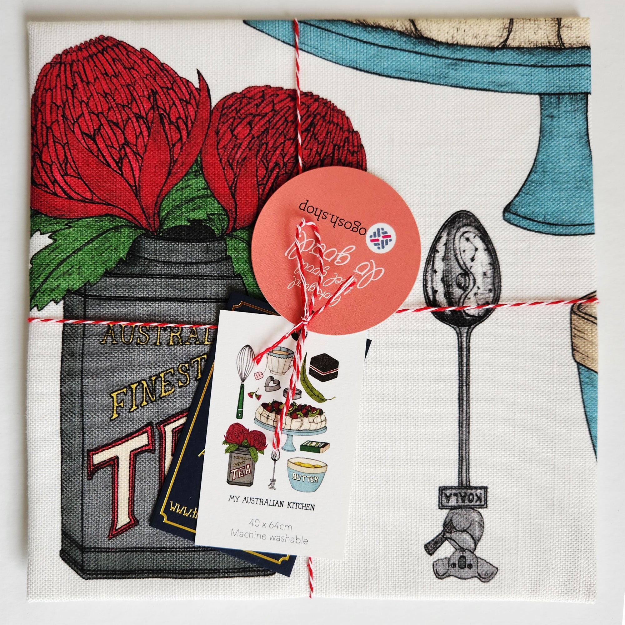 Australian Kitchen Icons tea towel | Made in Melbourne