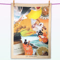 Splendid Summer 100% linen tea towel