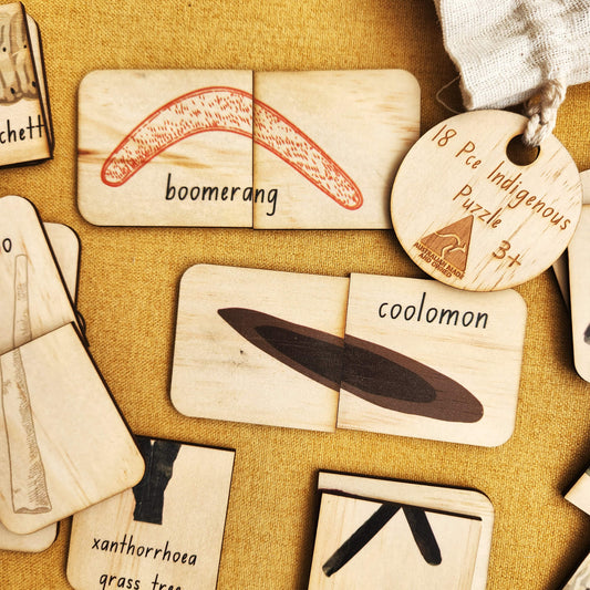 Matching game with Aboriginal images