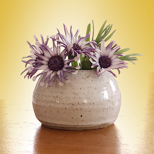 Handmade ceramic bud vase