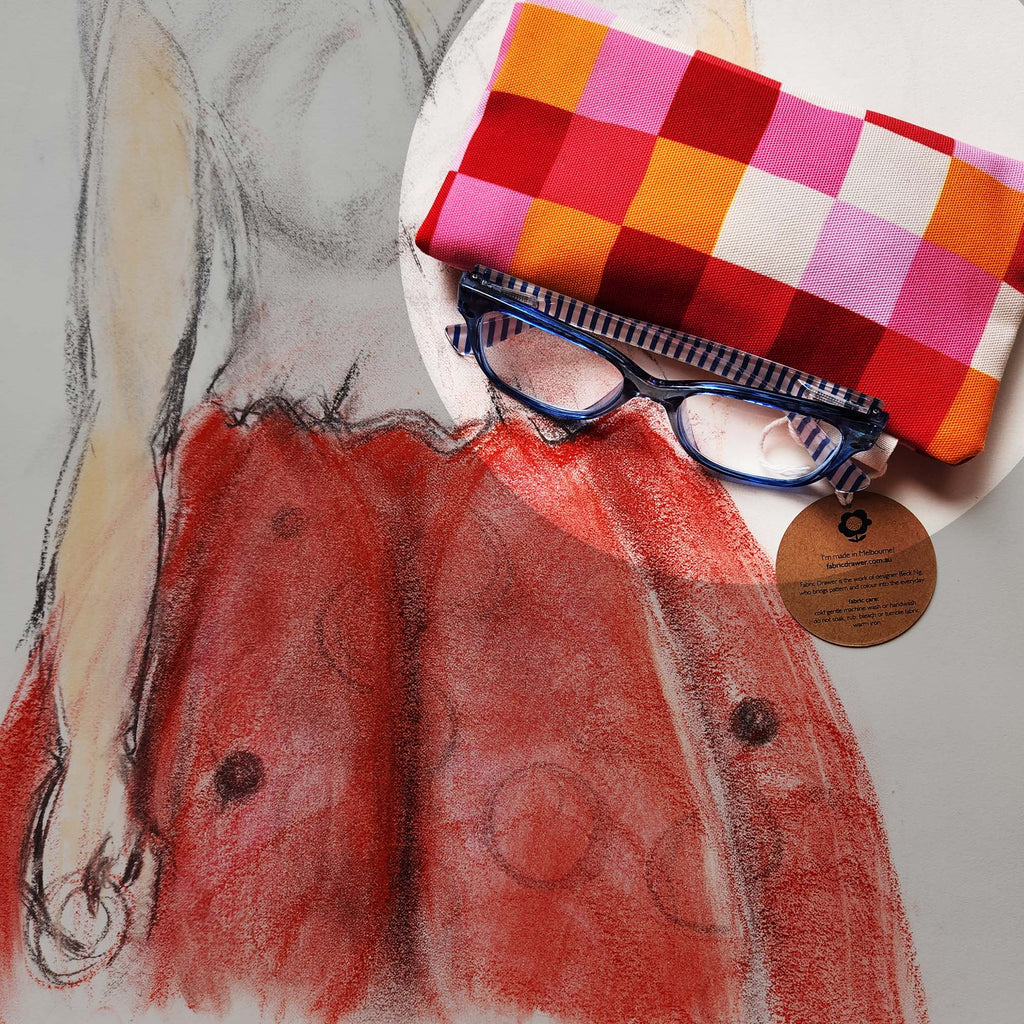 Fabric glasses case