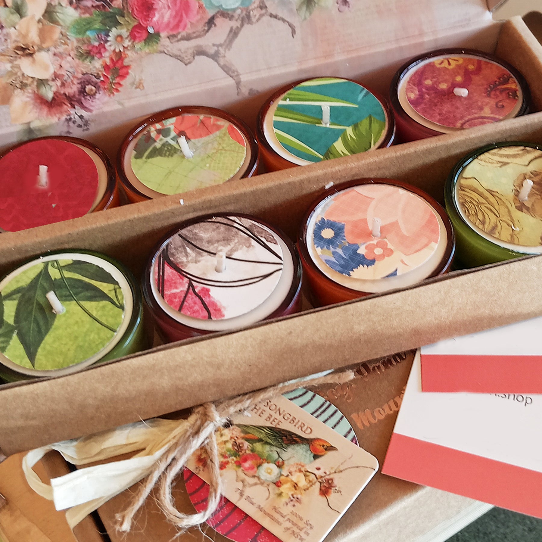 Gift boxed Australian candles