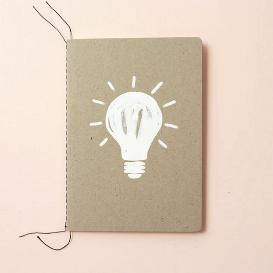 Sustainable Lightbulb notebook