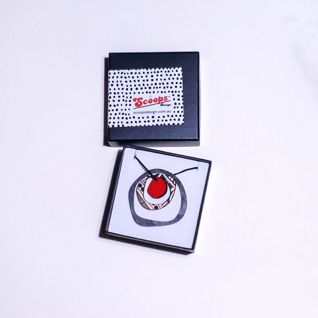 Doodle necklace by Scoops Design