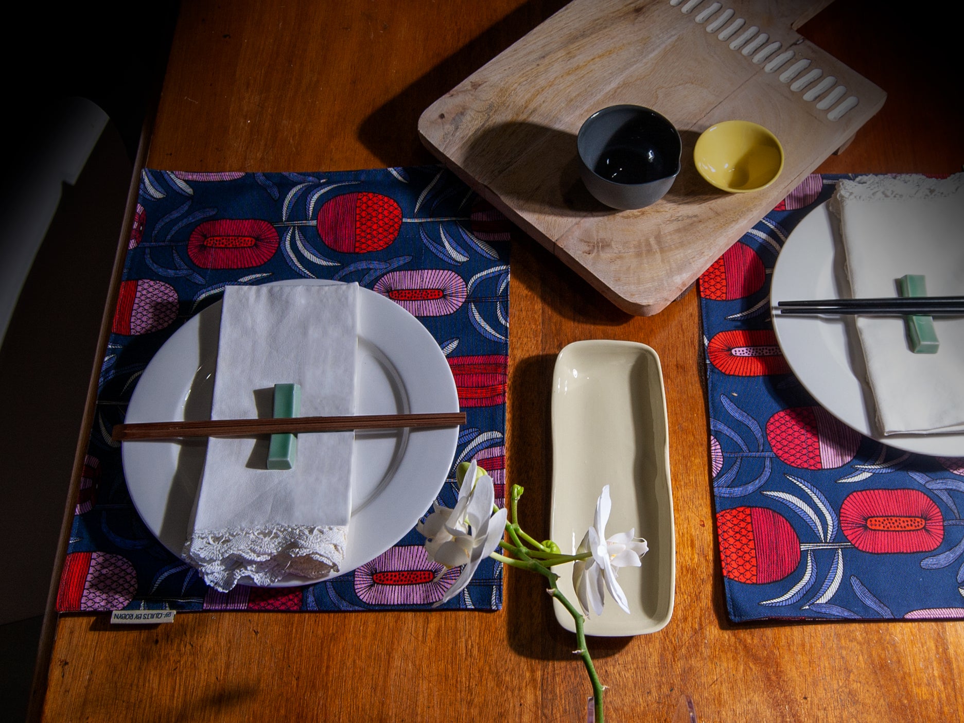 Banksia and gum blossom placemats