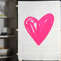Hand printed, linen tea towel at O Gosh Shop.