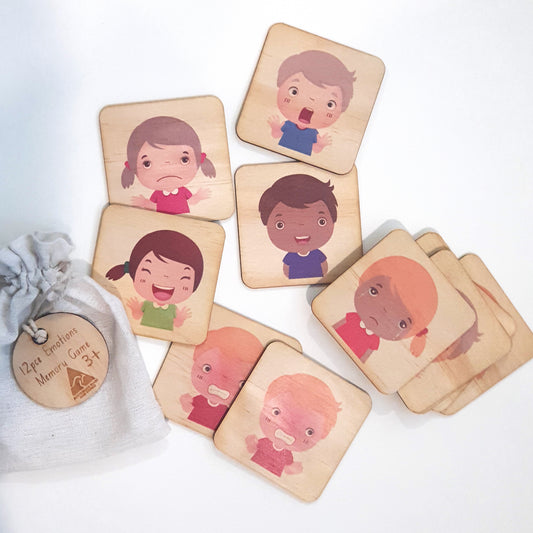 Emotions memory game for children