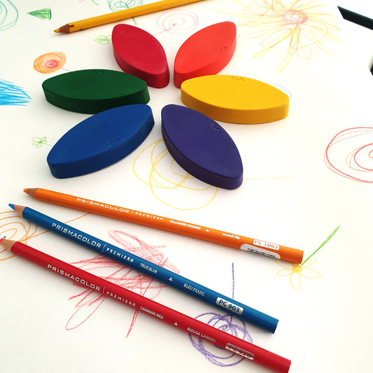 Handmade Beeswax Petal Crayons
