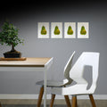 Fresh Pear print by Gill Cameron [ A4 ]